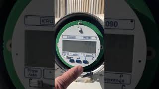 Krohne elektromanyetik debimetre IFC 090 ekranda totalizer reset işlemi [upl. by Larimor]