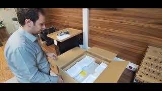 unboxing cisco 9200 network switch ciscoswitch9200unboxing [upl. by Tebasile549]