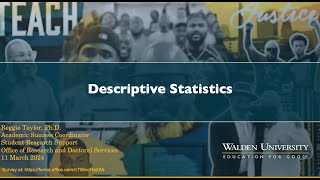 Descriptive Statistics [upl. by Willette]