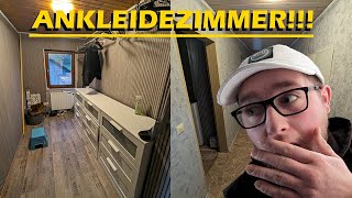 ANKLEIDEZIMMER FERTIG  Küche verschrauben  Wohnungsprojekt 7  MyFly [upl. by Anoo315]