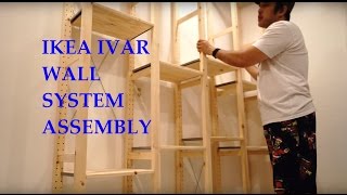 IKEA IVAR System Shelves Full Assembly and Review [upl. by Aenil]