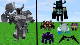 Who can defeat Ferrous Wroughtnaut Mod  Minecraft [upl. by Htenay123]