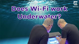 Does WiFi Work Underwater [upl. by Ahseekan796]