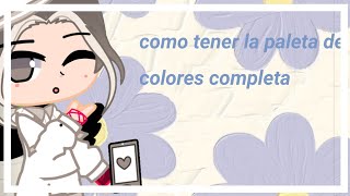 como tener la paleta de colores completa [upl. by Noitsuj]