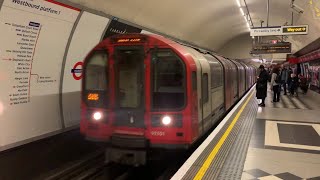 Central Line Train Arriving At Holborn [upl. by Shirl]