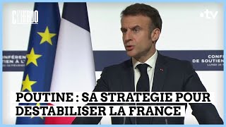 Emmanuel Macron vatenguerre   C l’hebdo  02032024 [upl. by Airbma]