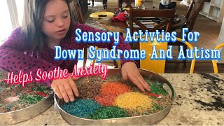 Sensory Activities For People With Down SyndromeAutism [upl. by Acireh]