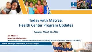 Today with Macrae Health Center Program Updates March 28 2023 [upl. by Schoenfelder]