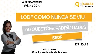 LODF em Questões  SEDF [upl. by Trinette]