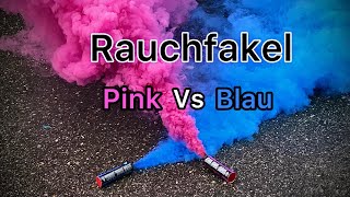 Rauchfakel pink vs blau [upl. by Popelka965]