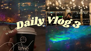 VLOG 3  Vancouver light show 🙌🌌  travel [upl. by Aicirtam306]