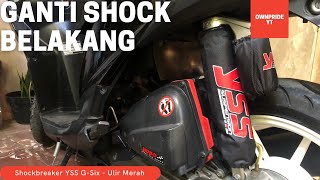 Upgrade Shockbreaker Belakang Honda Beat  YSS G Series  YSS GSIX 330 mm ProjectSiHitam [upl. by Ramburt]