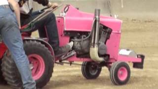 Modified Garden Tractor Pull  Motorcycle Engine [upl. by Epstein]