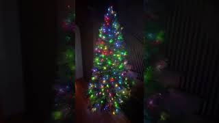 Twinkly Pre Lit Christmas Tree 5 Foot Artificial Regal Tree with RGB LED Lights Review [upl. by Rodriguez]