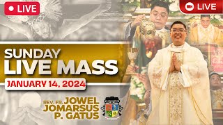 SUNDAY FILIPINO LIVE MASS TODAY ONLINE II JANUARY 14 2024 II FR JOWEL JOMARSUS GATUS [upl. by Jere]