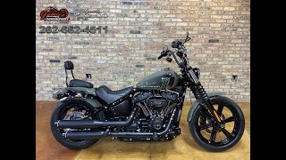 2022 HarleyDavidson FXBBS Street Bob 114 Deadwood Green [upl. by Animahs]