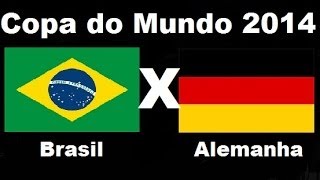 Brasil 1 x 7 Alemanha Humilhante Semifinal  Copa do Mundo 2014  Jogo Completo Audio TV Globo [upl. by Bonni]