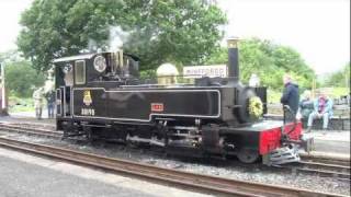 L amp B Lyd Charter on the Welsh Highland Railway 2252011 [upl. by Depoliti461]