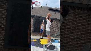 Can A Mini Trampoline Make YDN Dunk On 10 Foot 🤣 [upl. by Chucho]