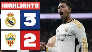 REAL MADRID 3  2 UD ALMERÍA  RESUMEN  LALIGA EA SPORTS [upl. by Macilroy603]