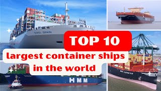 Worlds Biggest Containerships  Mega Ships [upl. by Aihsenot]