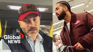 quotPretty wildquot Toronto bus drivers viral singing video captures Drakes attention [upl. by Reaht485]