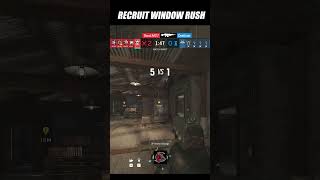 RECRUIT RUSH rainbowsixsiege bestoperatorsinrainbowsixsiege gaming [upl. by Doralyn414]