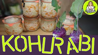 Kohlrabisalat für die Wintermonate haltbar einkochen [upl. by Parish]