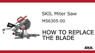 SKIL MS630500How To Replace The Blade [upl. by Dzoba]