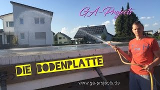 Hausbau Die Bodenplatte Baublog 6 [upl. by Nnayt]