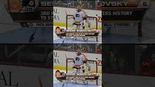 Sergei Bobrovskys NHL debut with the Flyers nhlshorts stanleycup [upl. by Ahseel]