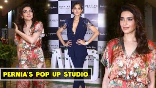 Karishma Tanna amp Kubbra Sait Spotted At Pernias Pop up Studio At Bandra [upl. by Petty]