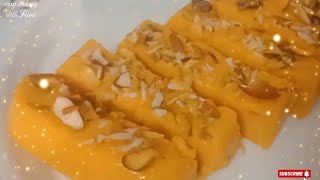 how to make healthy desserts at homehealthy summer dessert recipesno bakeno steam mango pudding [upl. by Fisken968]