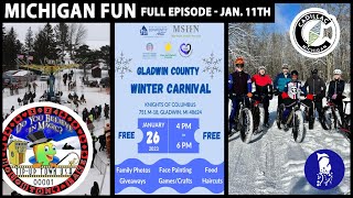 Michigan FUN  Tip Up Town USA  Gladwin Winter Carnival  Winter in Cadillac MI [upl. by Lennahc]