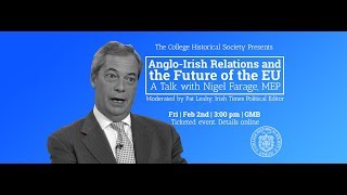 AngloIrish Relations and the Future of Europe Full Talk  The Hist [upl. by Anujra]