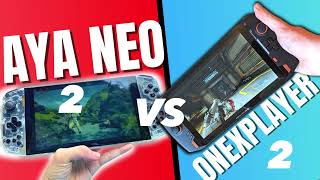 AYANEO 2 VS ONEXPLAYER2 WHO WILL SURVIVE steamdeck ayaneo nintendoswitch onexplayer [upl. by Imoyaba204]