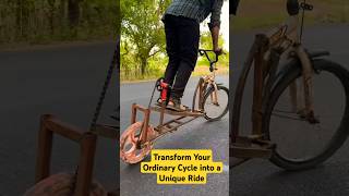 Transform Your Ordinary Cycle into a Unique Ride shorts homemade funny [upl. by Strain]