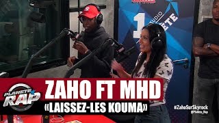 Zaho quotLaissezles koumaquot feat MHD en live PlanèteRap [upl. by Felicidad]