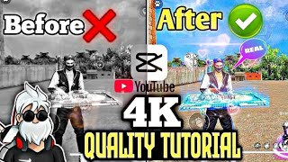 HOW TO MAKE CAPCUT 4K FREE FIRE 🔥 EDITING 😵‍💫☠️ IMPOSSIBLE freefire capcutprodownload edit viral [upl. by Blane]