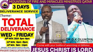 NOVEMBER 22 MFM WORSHIP SERVICE  TOTAL DELIVERANCE PRAYERS MFM QATAR  DR DK OLUKOYA [upl. by Harley]