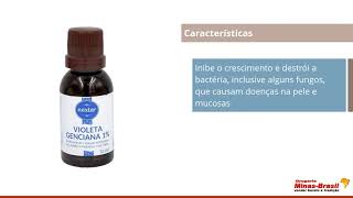 Violeta Genciana 1 Nexter 30ml  Drogaria Minas Brasil [upl. by Rhea121]