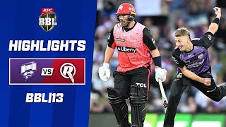 Hobart Hurricanes v Melbourne Renegades  BBL13 [upl. by Oswald48]