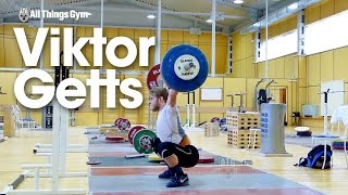 Viktor Getts Light Snatch Pull  Snatch Training Session in Chekhov [upl. by Paapanen14]