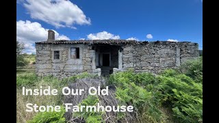 2 Inside Our Abandoned Offgrid Farmhouse Ruin In Portugal [upl. by Hepza]