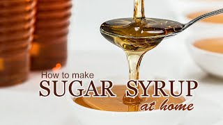 Make Simple Sugar Syrup at home  Simple Syrup Freeze Flavors homemade ice cream [upl. by Nnylannej]