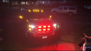 XRIDONSEN 2in1 30 inch Red Blue Grill Lights Police Lights for Trucks Vehicles [upl. by Norag]