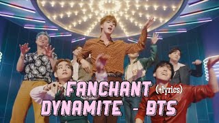 OFFICIAL FANCHANT GUIDE Dynamite  BTS 방탄소년단 [upl. by Laehcar]