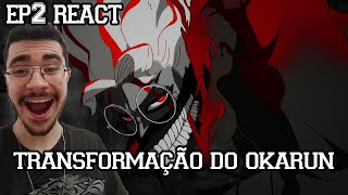 A TRANSFORMAÇÃO DO OKARUN  Dandadan Episódio 2 React [upl. by Harret]