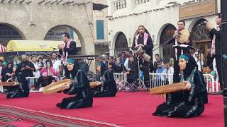 Qatar Souq Waqif spring festival 2017  Jordanian dance  Part II [upl. by Modesty]