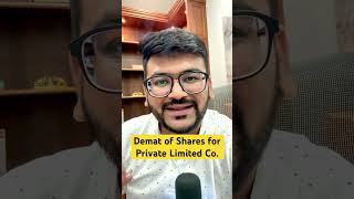 Dematerialisation of shares and securities of private limited Company [upl. by Naud310]